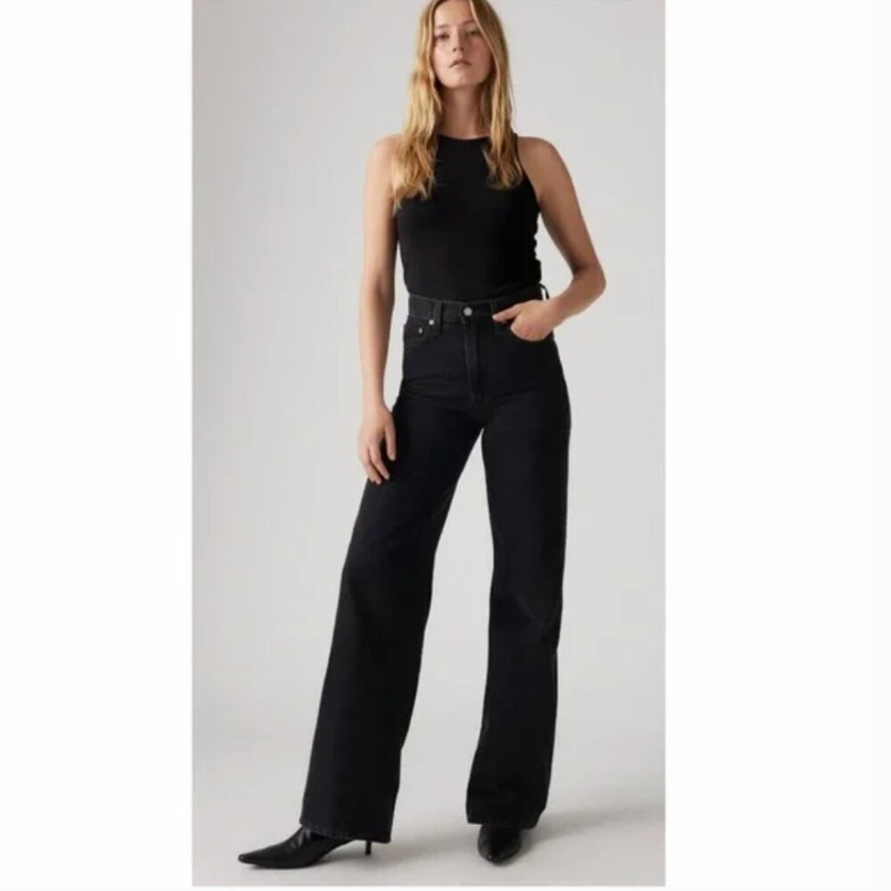 Levi's Ribcage Wide Leg Jeans - size 30